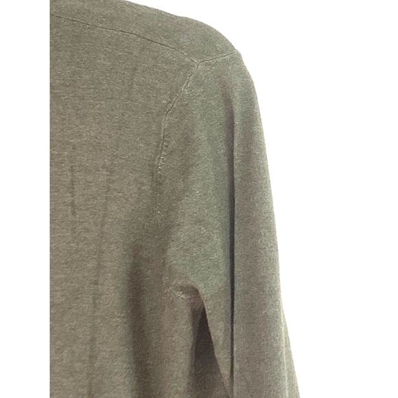 Pink Clover Cardigan Women Small Gray Long Sleeve Front Pockets Open Front - Picture 10 of 13